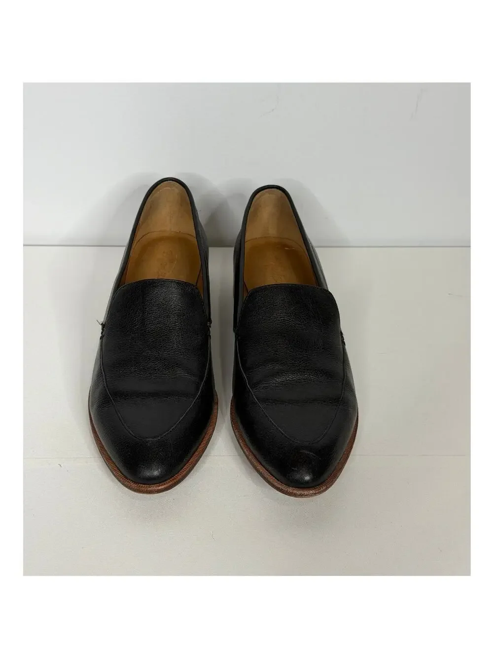 MadeWell The Frances Leather Loafer Black,Brown Pointed Toe / Size-8